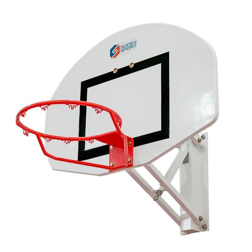 Wandmontierter Basketballkorb - S14115EZW - SODEX SPORT - für den Innenraum / galvanisierter Stahl / Glasfaser