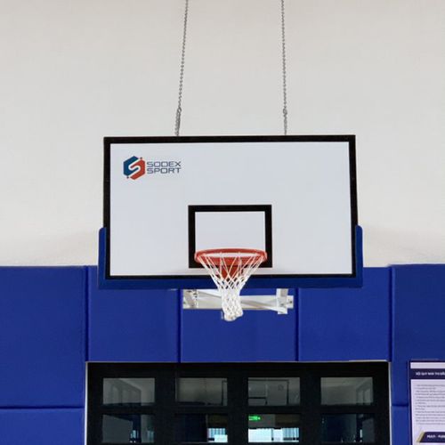 Wandmontierter Basketballkorb - S14185 - SODEX SPORT - für den Innenbereich / zusammenklappbar / Stahl