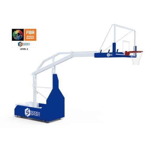 Basketballkorb für den Innenraum - S14650 - SODEX SPORT - 5x5 / transportierbar / mit Kippsicherung