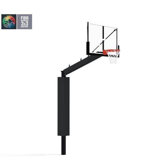 Basketballkorb für Außenbereich - S14226PZN - SODEX SPORT - 3x3 / in Bodenhülsen / galvanisierter Stahl