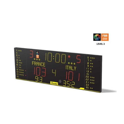 Anzeigetafel für den Innenraum - SCOREBOARD 8T125 ALPHA-F6 - SODEX SPORT - für Stadion