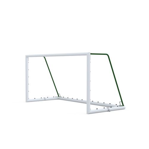 Aluminium-Fußballtor - S12240 - SODEX SPORT - transportierbar / weiß / kunststoffummantelt