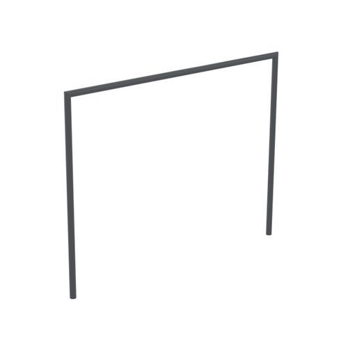 Mehrzwecktor / galvanisierter Stahl - S18020PZG - SODEX SPORT - in Bodenhülsen / grau / thermolackiert