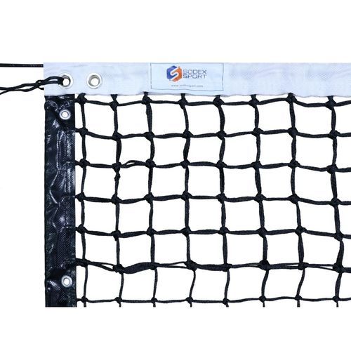 Tennis-Netz / HDPE - S25876 - SODEX SPORT - schwarz / 3 mm / für Wettkämpfe
