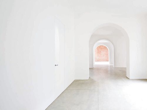Tür für Innenbereich - ITALIAN : FRAMELESS MIAMI - Dayoris doors - Laminat / einflügelig / ohne Verglasung