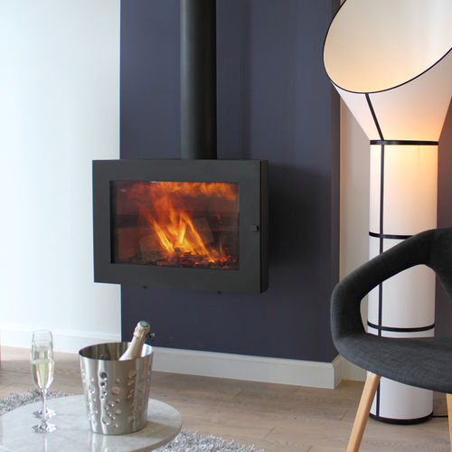 Holz-Kaminofen - OLIVA - Vyrosa - 5 kW...10 kW / modern / Metall