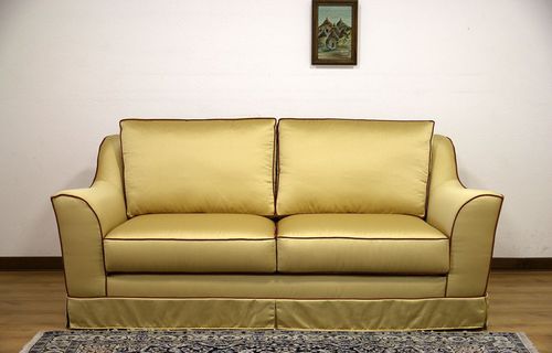 Klassisches Sofa - MARTE - VAMA Divani - Stoff / mit abnehmbarem Bezug / beige