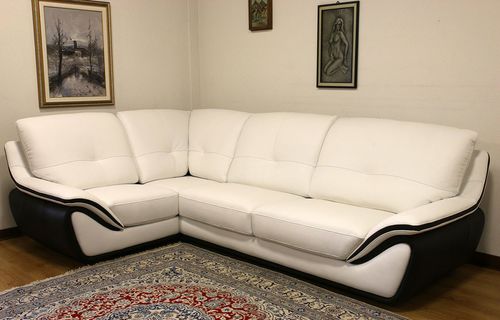 Ecksofa - BORA BORA - VAMA Divani - modern / Leder / maßgefertigt
