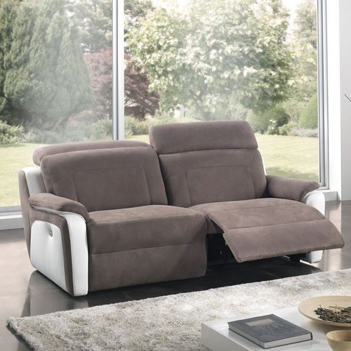 Modernes Sofa - LIBERTY - VAMA Divani - Stoff / Leder / schrägstellbar