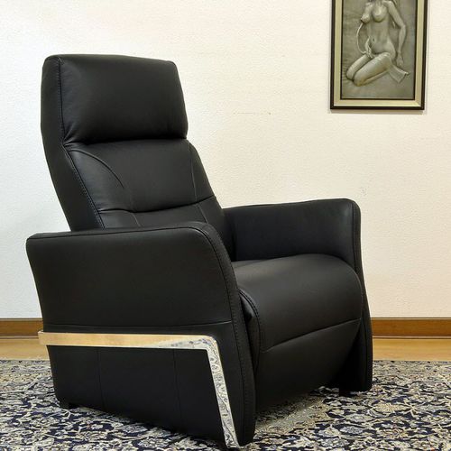 Moderner Sessel - NIKITA - VAMA Divani - Leder / Stoff / schrägstellbar