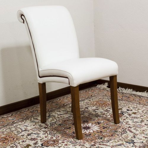 Klassischer Esszimmerstuhl - MOCASSINA - VAMA Divani - für den Innenraum / Stoff / Leder