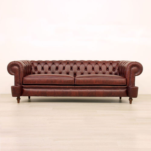 Chesterfield-Sofa - MUG - VAMA Divani - Leder / weiß / Zweisitzer