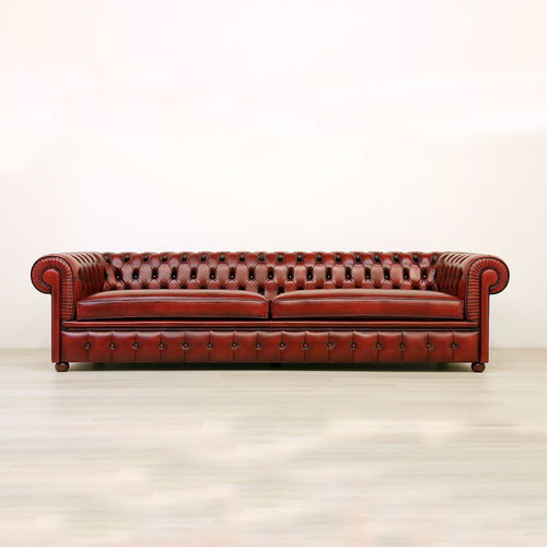 Chesterfield-Sofa - HUGE  - VAMA Divani - Leder / maßgefertigt / braun