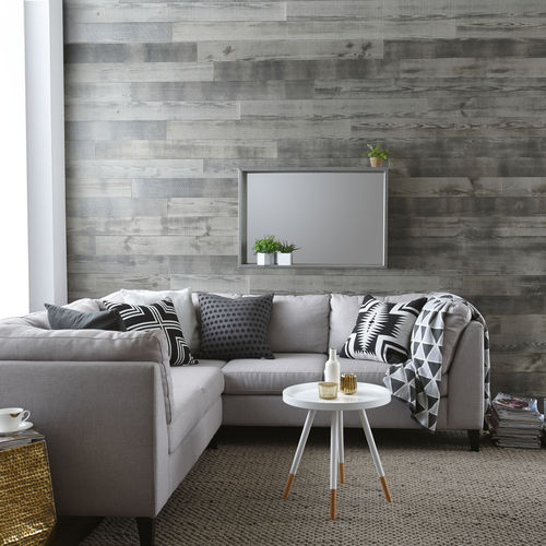 Verkleidungs-Dekorplatte - DRIFTWOOD GREY - TIMBERWALL - wandmontiert / für Innenausbau / Holz