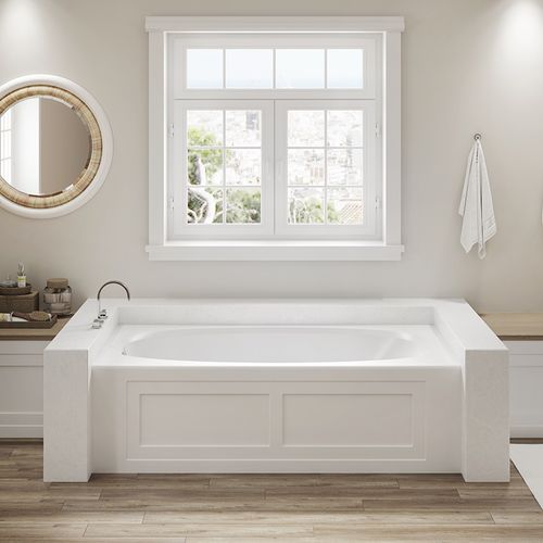 Badewanne für Wohnungen - AMIGA® - JACUZZI - Acryl / modern / tief