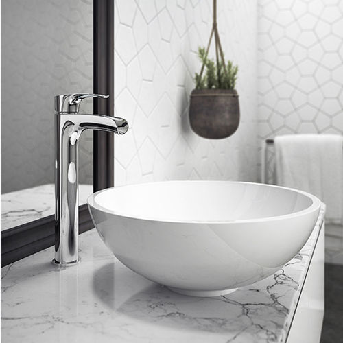 Aufsatzwaschbecken - ILEANA® - JACUZZI - Mineralwerkstoff / Hochglanz / rund