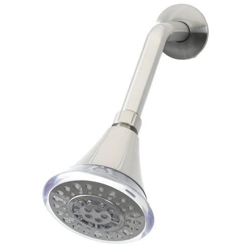 Wandmontierter Duschkopf - 5-FUNCTION - JACUZZI - rund / Regenstrahl / mit integrierter Beleuchtung