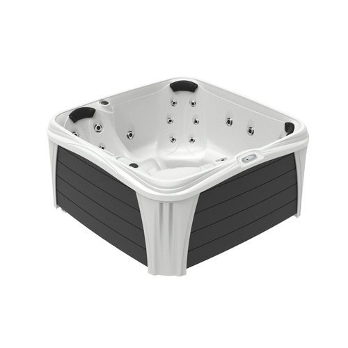 Whirlpool zum Aufstellen - SOUL™ - JACUZZI - quadratisch / für Eckeinbau / Viersitzer