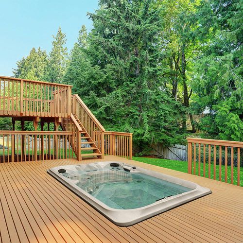 Swim Spa / einbaufähig - J-16 POWERACTIVE™ - JACUZZI - rechteckig / Viersitzer / Acryl