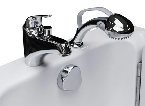 Badewannen-Einhebelmischer - FAST-FILL™ - JACUZZI - Aufsatz / aus verchromtem Metall / für Badezimmer