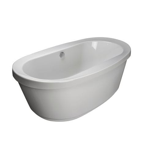 Ovale Badewanne - INIZIO™ - JACUZZI - freistehend / für Wohnungen / Acryl