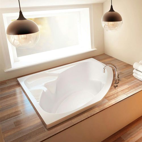 Badewanne für Eckeinbau - CAPELLA® - JACUZZI - eingebaut / für Wohnungen / Acryl