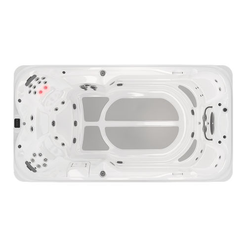 Swim Spa / einbaufähig - J-14 POWERACTIVE™ - JACUZZI - rechteckig / 1 Platz / Acryl