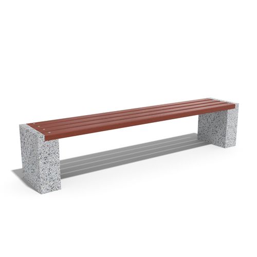 Moderne Bank für den öffentlichen Raum - 238 - Encho Enchev - ETE - Holz / Hochleistungsbeton / Faserbeton