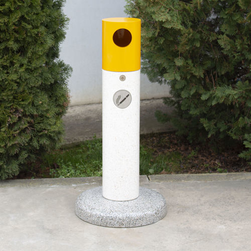 Aschenbecher / galvanisiertem Stahl - 253 - Encho Enchev - ETE - pulverbeschichteter Stahl / Faserbeton / Hochleistungsbeton