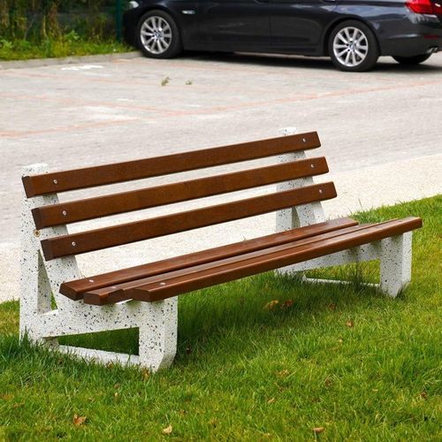 Moderne Bank für den öffentlichen Raum - 6 - Encho Enchev - ETE - Holz / Hochleistungsbeton / Faserbeton