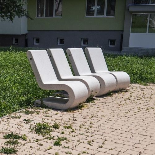 Moderner Sessel für den urbanen Raum - 106 - Encho Enchev - ETE - Hochleistungsbeton / glasfaserverstärkter Beton / Granit