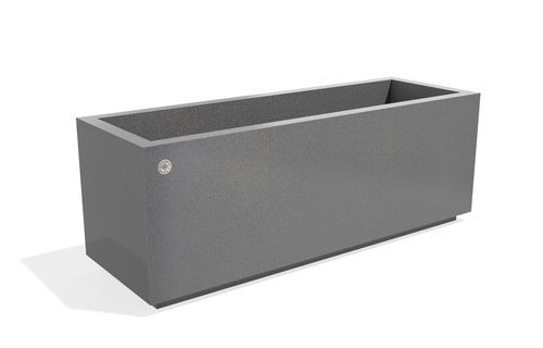 Edelstahl-Pflanzkübel - 401 - Encho Enchev - ETE - für Außenbereich / für Behinderte / für Grünanlagen