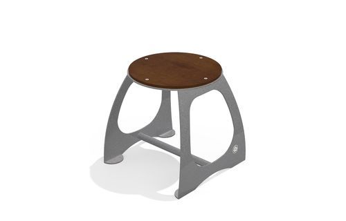 Arbeitshocker für Straße - 411 - Encho Enchev - ETE - modern / Holz / Gestell aus Metall