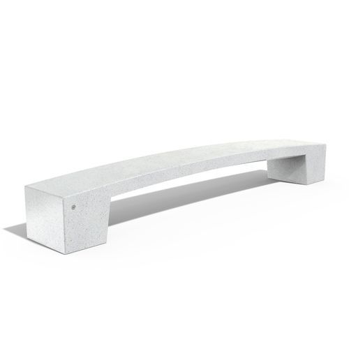 Bank für den öffentlichen Raum / minimalistisches Design - 335 - Encho Enchev - ETE - Marmor / Granit / aus ultrahochfestem faserbewehrtem Beton (UHPC)