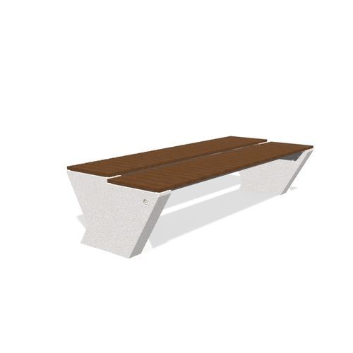 Moderne Gartenbank - 356 - Encho Enchev - ETE - Holz / Hochleistungsbeton / Stein
