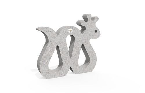 Halteverbot-Sperrpfosten - SNAKE 480 - Encho Enchev - ETE - Dekor / bewehrt / Stahlbeton