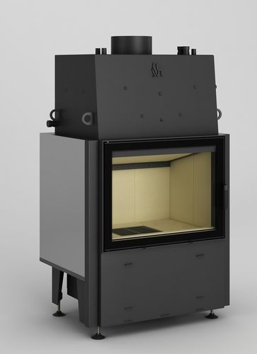 Holz-Kamineinsatz - Volcano WT-12 - desayo - Stahl / modern / CE-zertifiziert