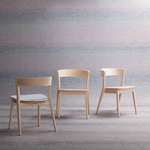 Moderner Esszimmerstuhl - CLARKE - SP01 design - für den Innenraum / Stoff / Leder