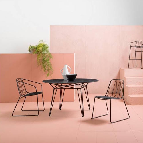 Moderner Stuhl - CHEE - SP01 design - für Garten / für den Innenraum / Stoff