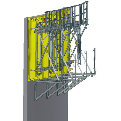 Plattform für Baustelle - P119	 - Jean Four Eurobress - für Außenbereich / modular