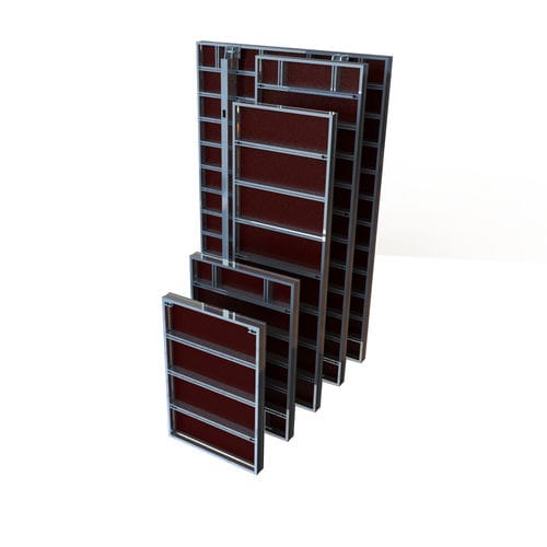 Modulschalung - MODALU - Jean Four Eurobress - Rahmen / Sperrholz / Aluminium