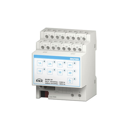 Jalousie Aktor / KNX - EK-FE1-TP - ekinex® - Rollladen / Jalousie / für DIN-Schiene