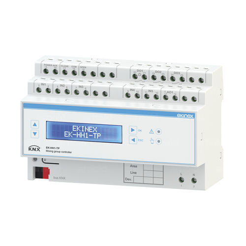 DIN-Schiene-Heizungsregler - EK-HH1-TP - ekinex® - und Kühl- / für Wärmepumpen