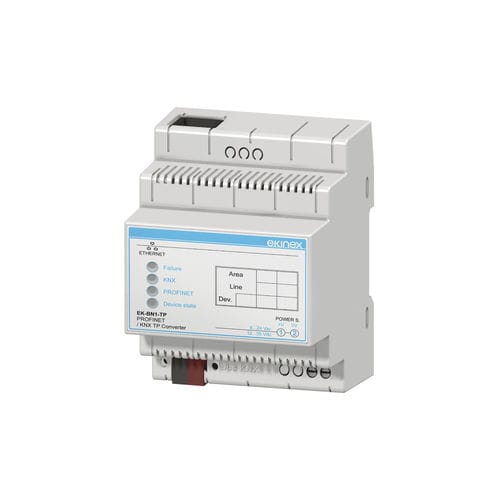 Schnittstellenmodul für Gateway - EK-BN1-TP - ekinex® - DIN-Schiene / KNX / Ethernet