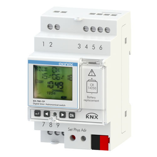 KNX-Schaltaktor - EK-TM1-TP - ekinex® - DIN-Schiene / für Privatgebrauch / für den Innenraum
