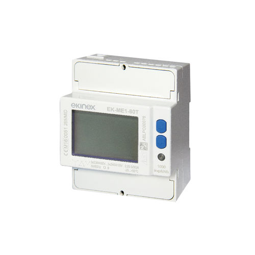 Dreiphasiger Energiezähler - EK-ME1-80T - ekinex® - digital / 50 Hz / 60 Hz