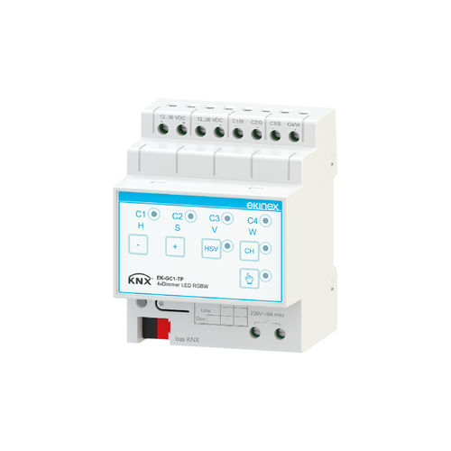 Dimmer auf DIN-Schiene / für DIN-Schiene - EK-GC1-TP - ekinex® - KNX