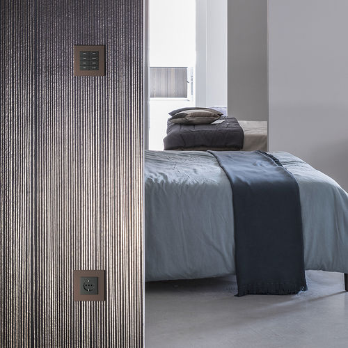 Schalter für Hausautomationssystem - EK-E20-TP-8T-P - ekinex® - für Rollläden / für Rollos / für Belüftung