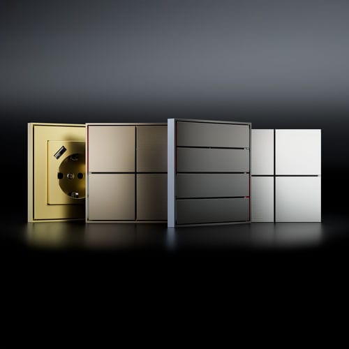 Druckschalter - FF OMNIA - ekinex® - Aufputz / Metall / modern