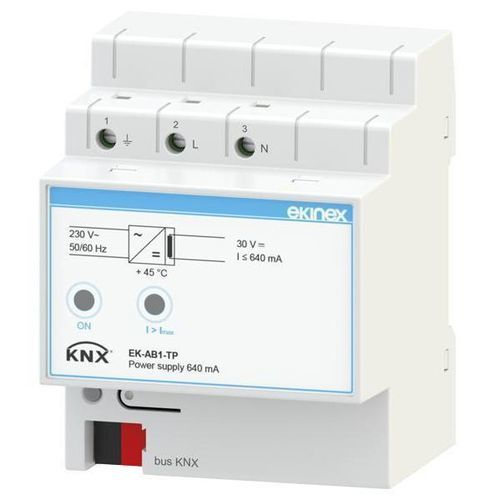AC/DC-Stromversorgung - EK-AB1-TP - ekinex® - für DIN-Schiene / gesteuert / Einfachausgang